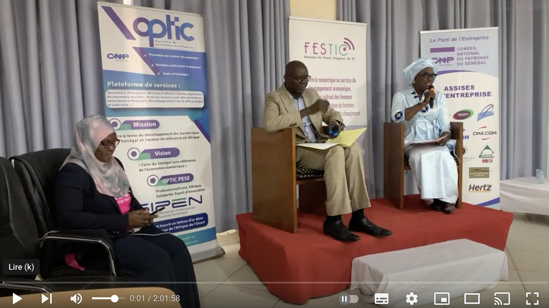 Jotaay FESTIC avec M. Antoine Ngom